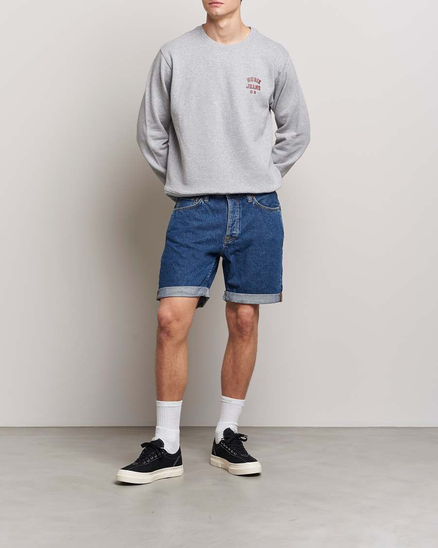 Herre | Shorts | Nudie Jeans | Josh Stretch Denim Shorts 90s Stone Denim