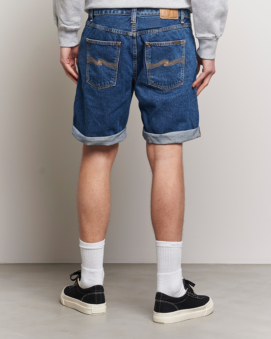 Herre | Shorts | Nudie Jeans | Josh Stretch Denim Shorts 90s Stone Denim