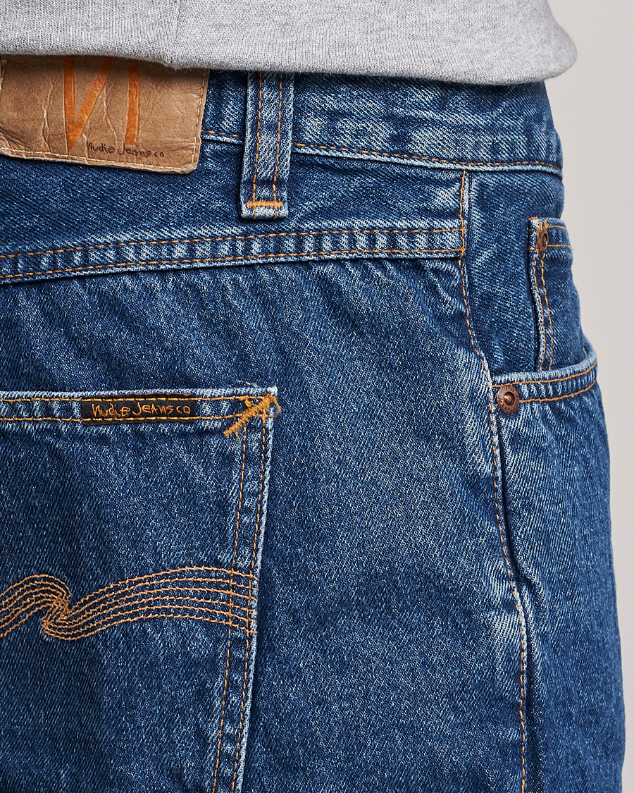Herre | Shorts | Nudie Jeans | Josh Stretch Denim Shorts 90s Stone Denim