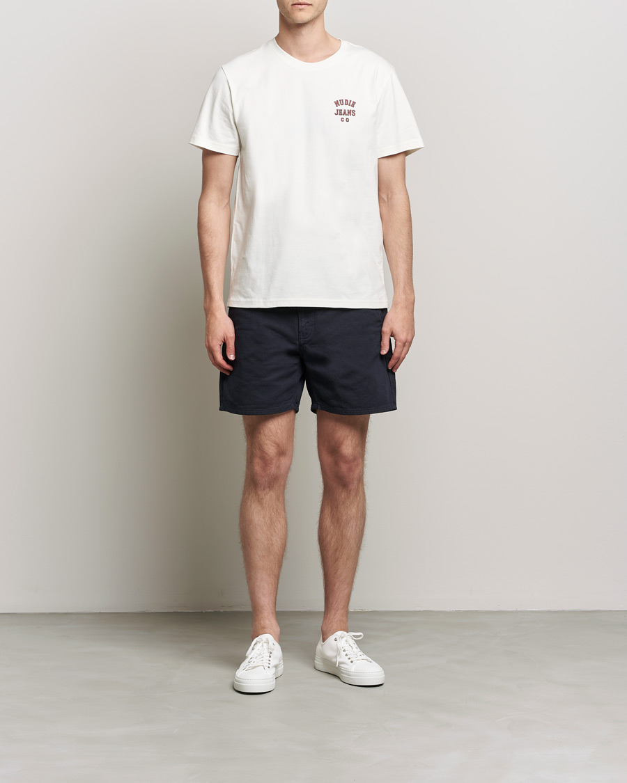 Herre | Chino shorts | Nudie Jeans | Luke Worker Shorts Navy