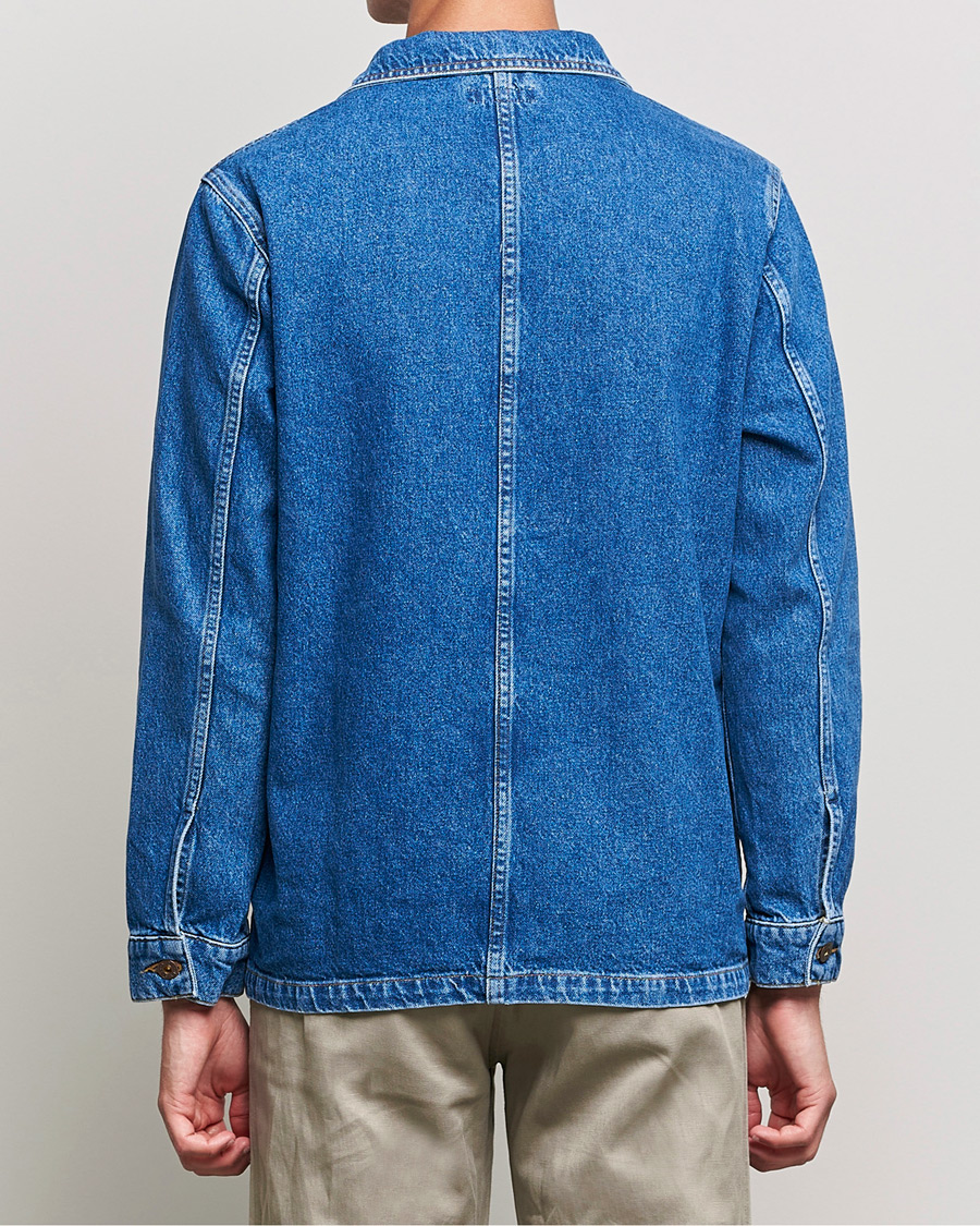 Herre | Skjorter | Nudie Jeans | Barney Worker Denim Overshirt 90s Blue Denim