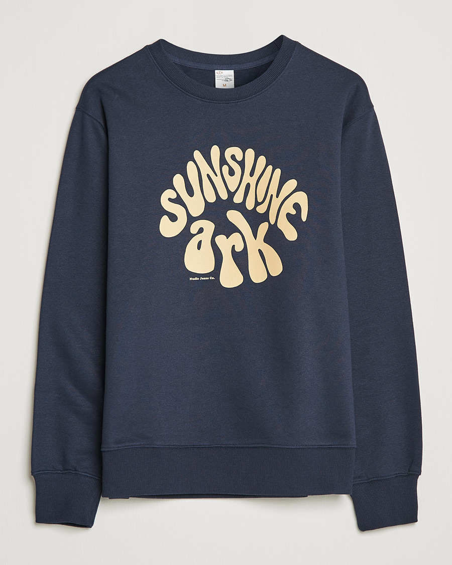 Herre | Trøjer | Nudie Jeans | Frasse Sunshine Ark Sweatshirt Navy