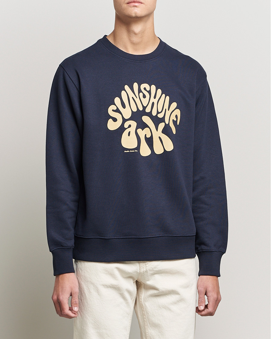 Herre | Trøjer | Nudie Jeans | Frasse Sunshine Ark Sweatshirt Navy