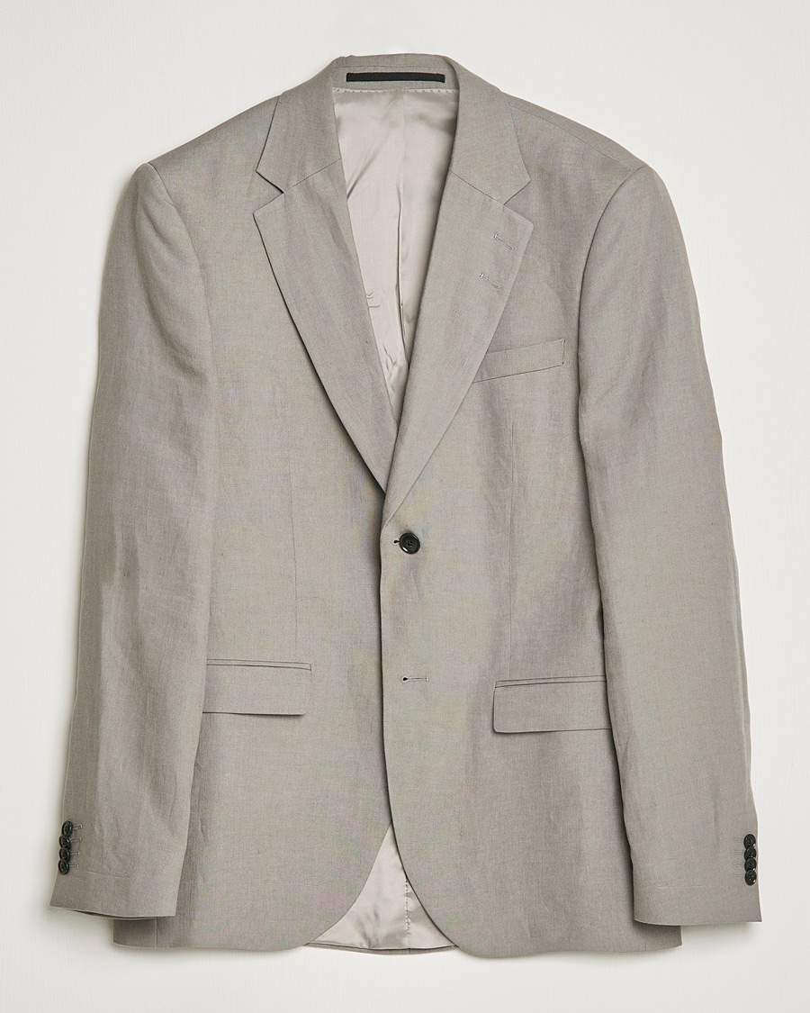 Herre | Blazere & jakker | Tiger of Sweden | Jamonte Linen Blazer Lead Grey