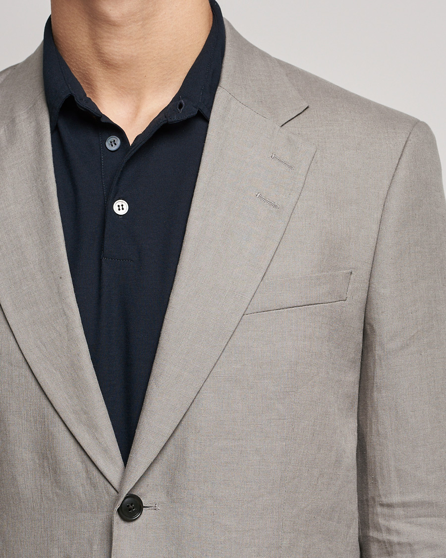 Herre | Blazere & jakker | Tiger of Sweden | Jamonte Linen Blazer Lead Grey