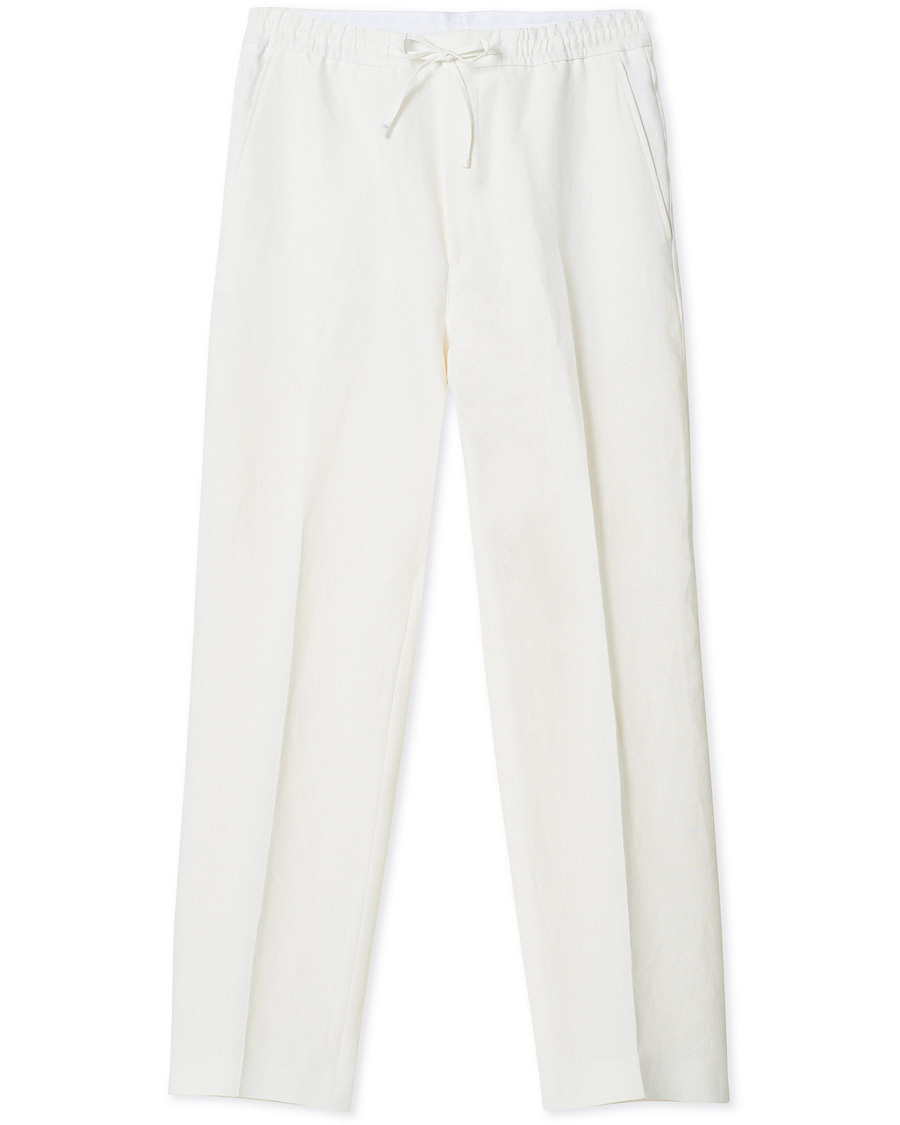 Herre | Bukser | Tiger of Sweden | Iscove Linen Pants White