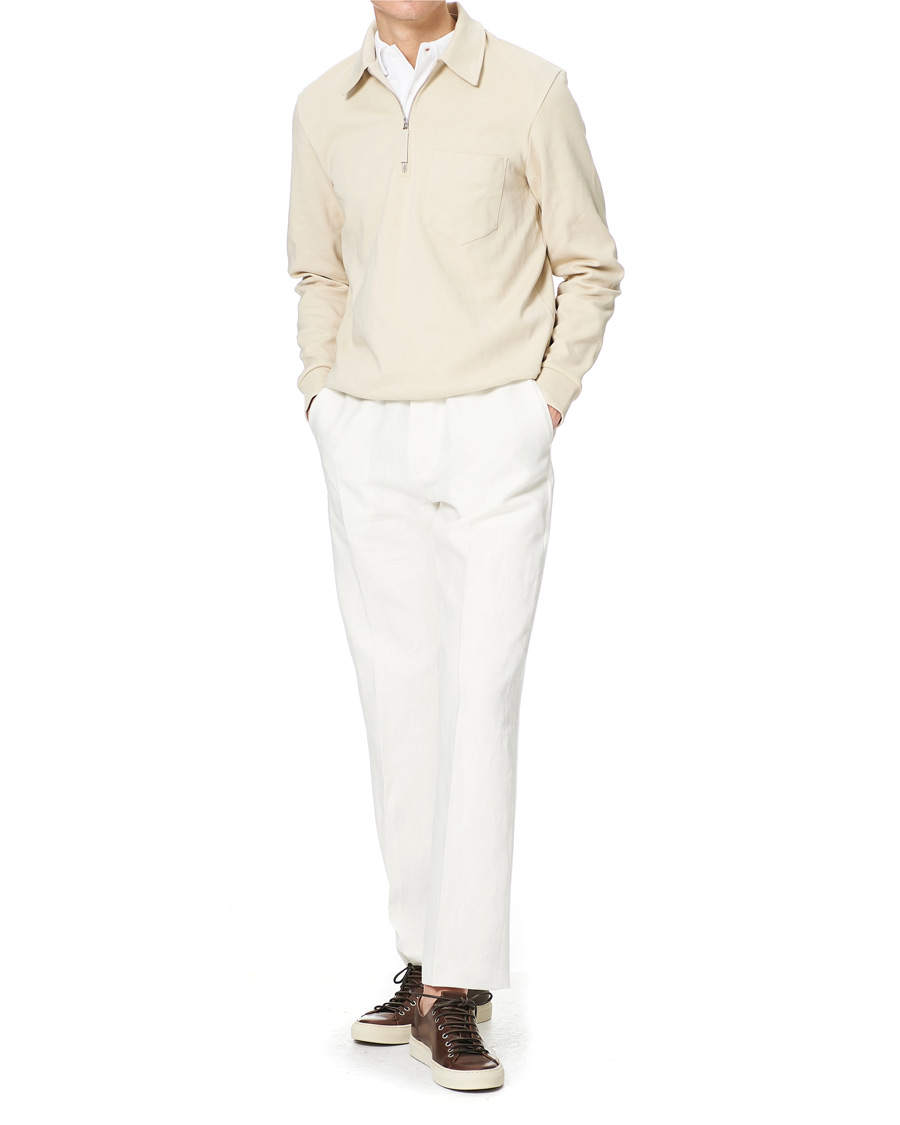 Herre | Bukser | Tiger of Sweden | Iscove Linen Pants White