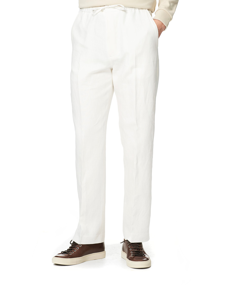 Herre | Bukser | Tiger of Sweden | Iscove Linen Pants White