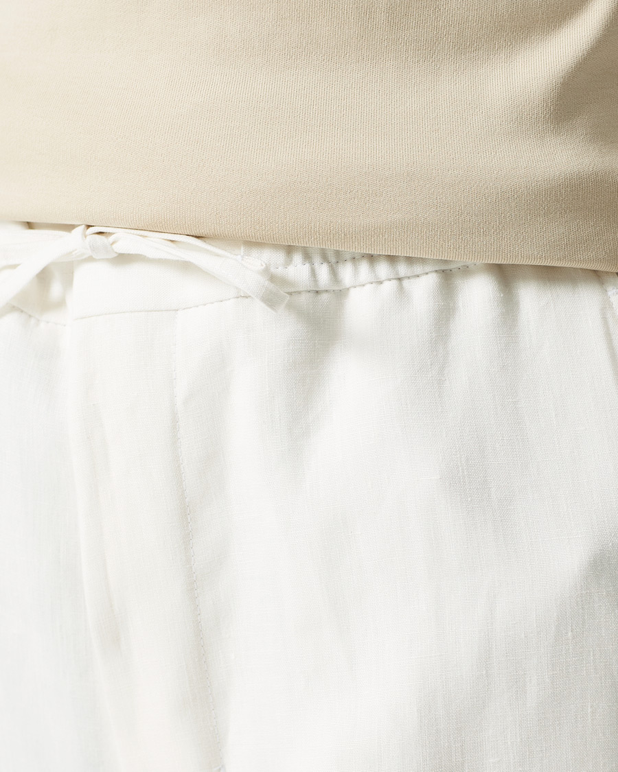 Herre | Bukser | Tiger of Sweden | Iscove Linen Pants White