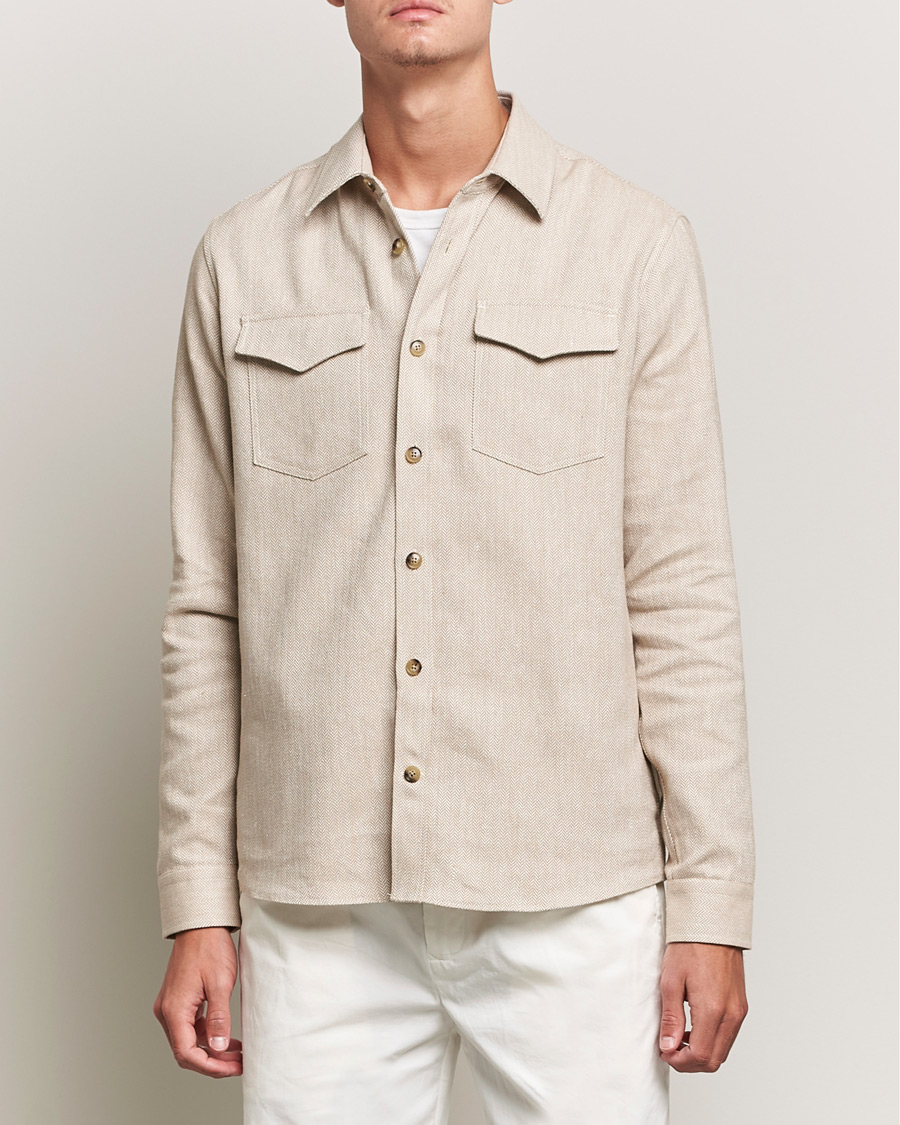 Herre | Skjorter | Tiger of Sweden | Arnoup Overshirt Feather