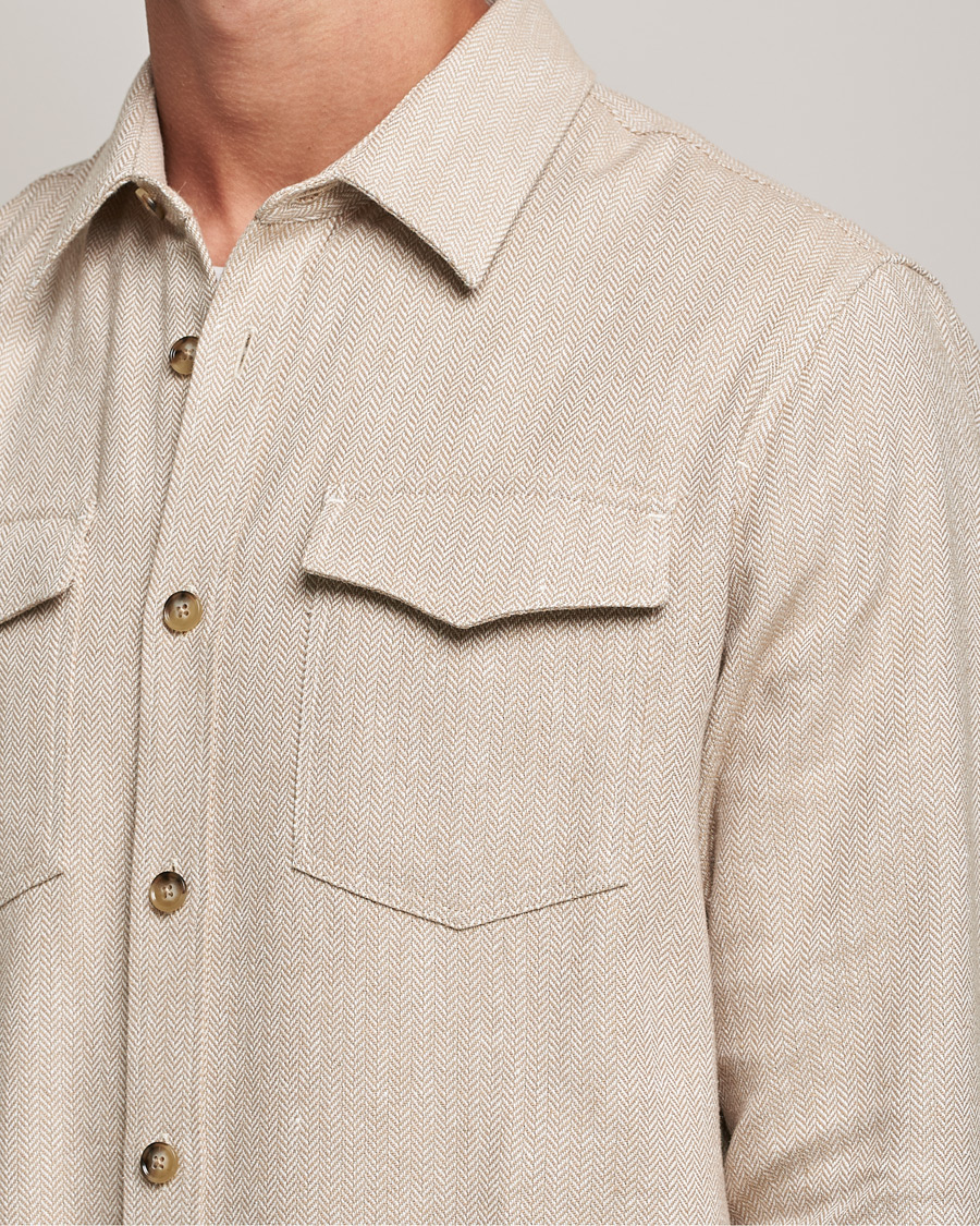 Herre | Skjorter | Tiger of Sweden | Arnoup Overshirt Feather