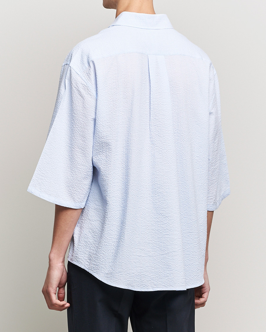Herre | Skjorter | Tiger of Sweden | Kevin Short Sleeve Shirt Light blue