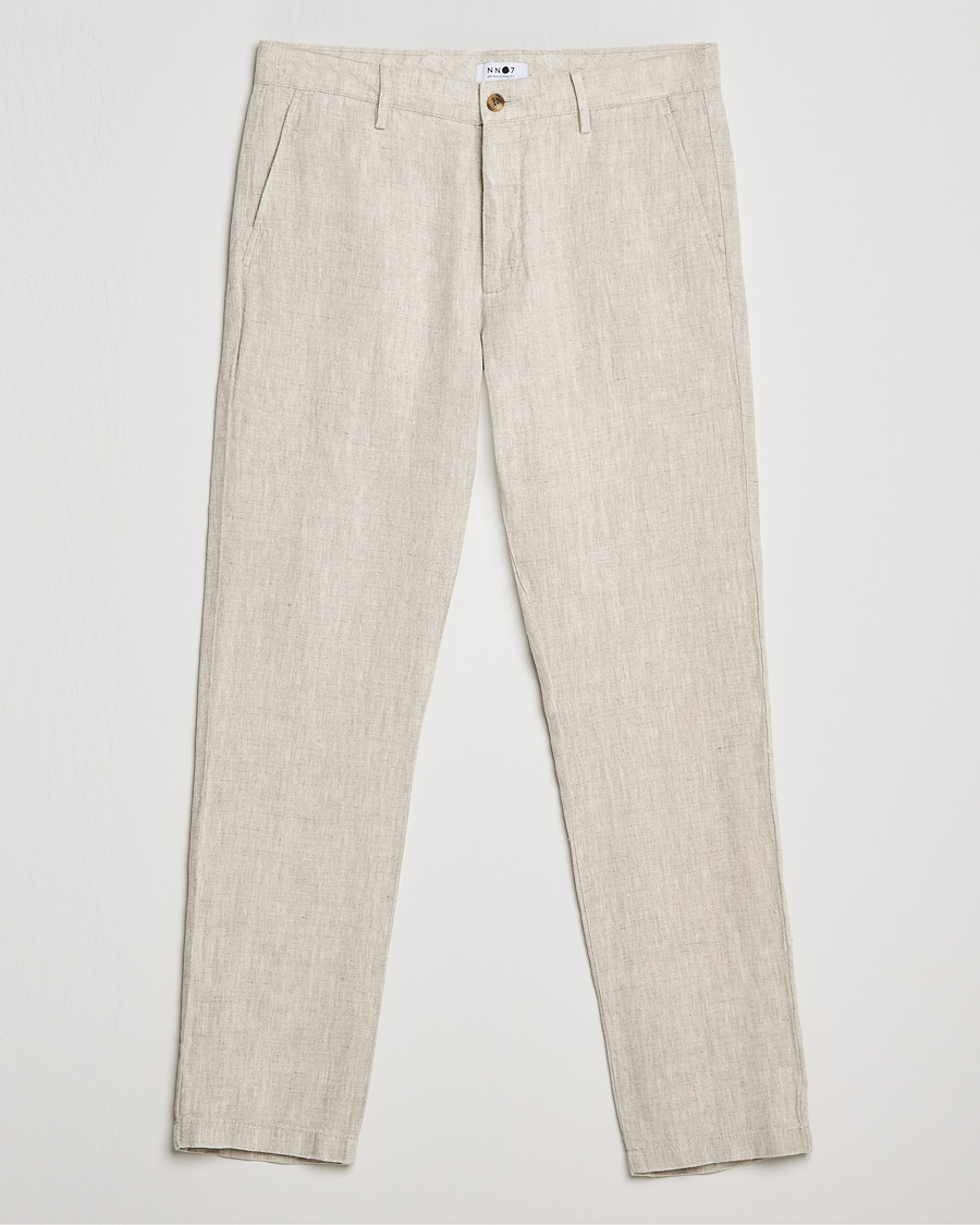 Herre | Bukser | NN07 | Karl Linen Trousers Oat