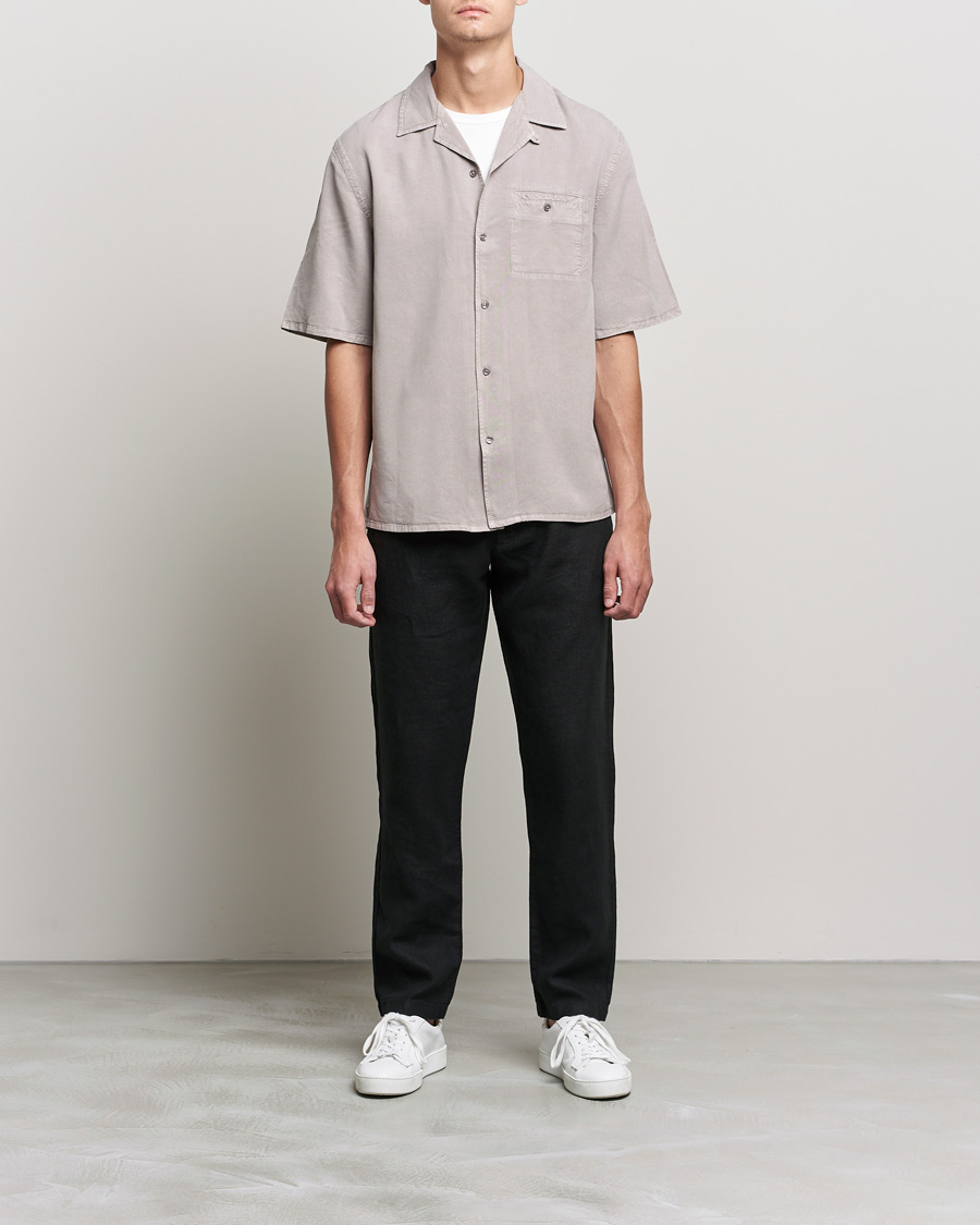 Herre | Bukser | NN07 | Karl Linen Trousers Black