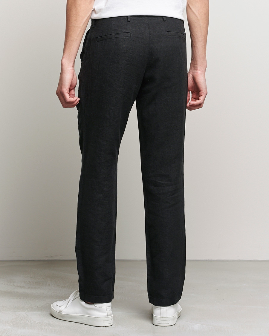 Herre | Bukser | NN07 | Karl Linen Trousers Black