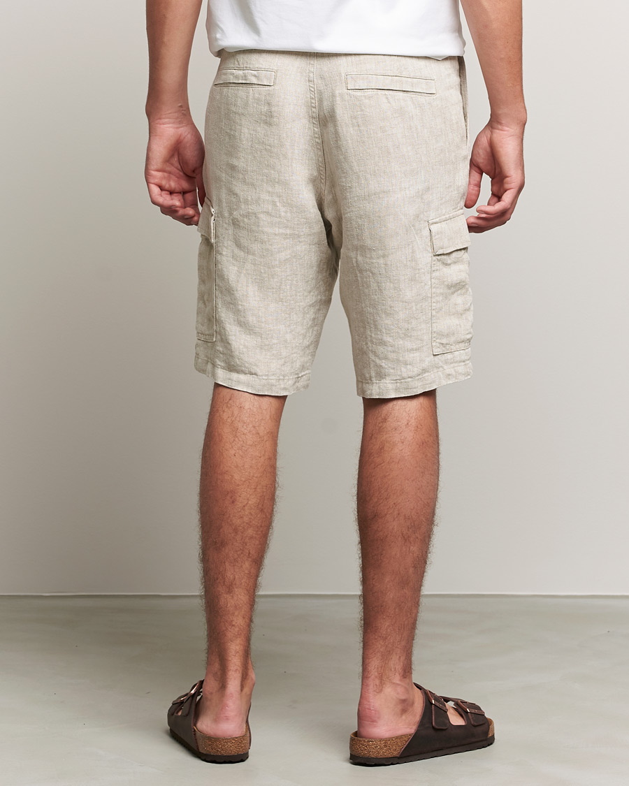 Herre | Shorts | NN07 | Arnie Cargo Linen Shorts Oat