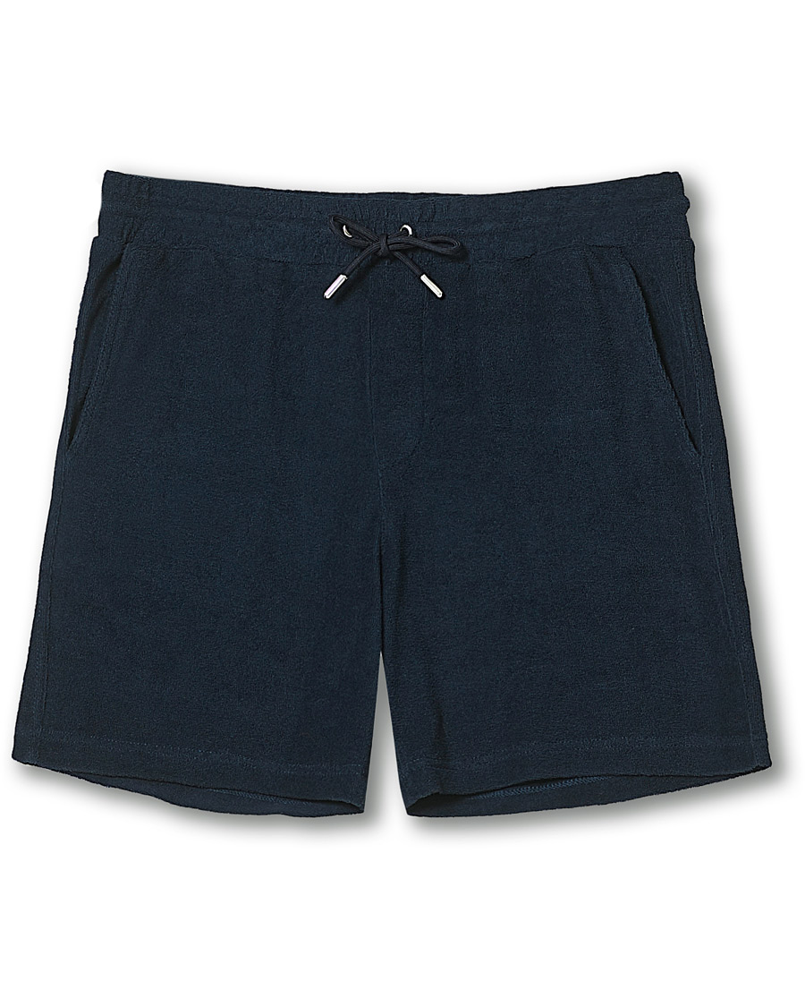 Herre | Shorts | NN07 | Cameron Terry Shorts Navy