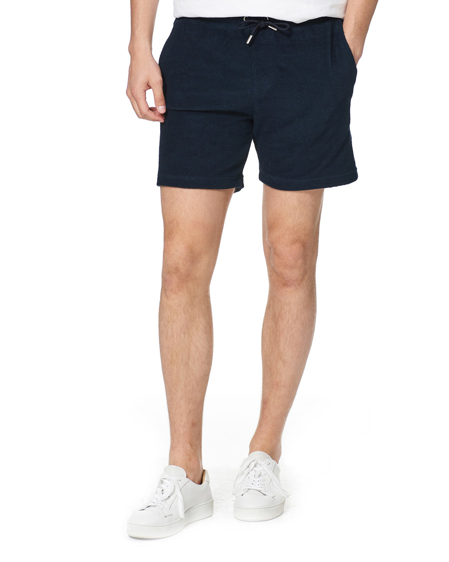 Herre | Shorts | NN07 | Cameron Terry Shorts Navy