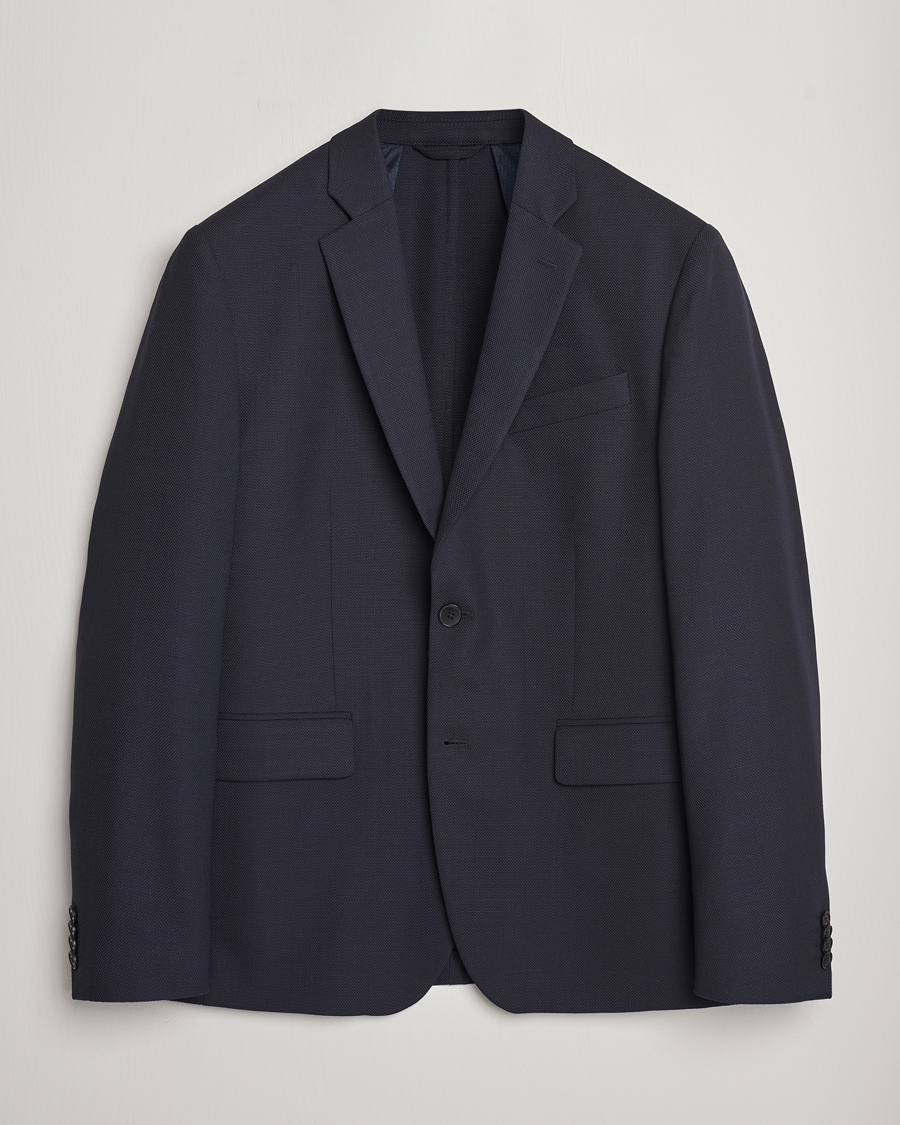 Herre |  | J.Lindeberg | Hopper Active Hopsack Blazer Navy