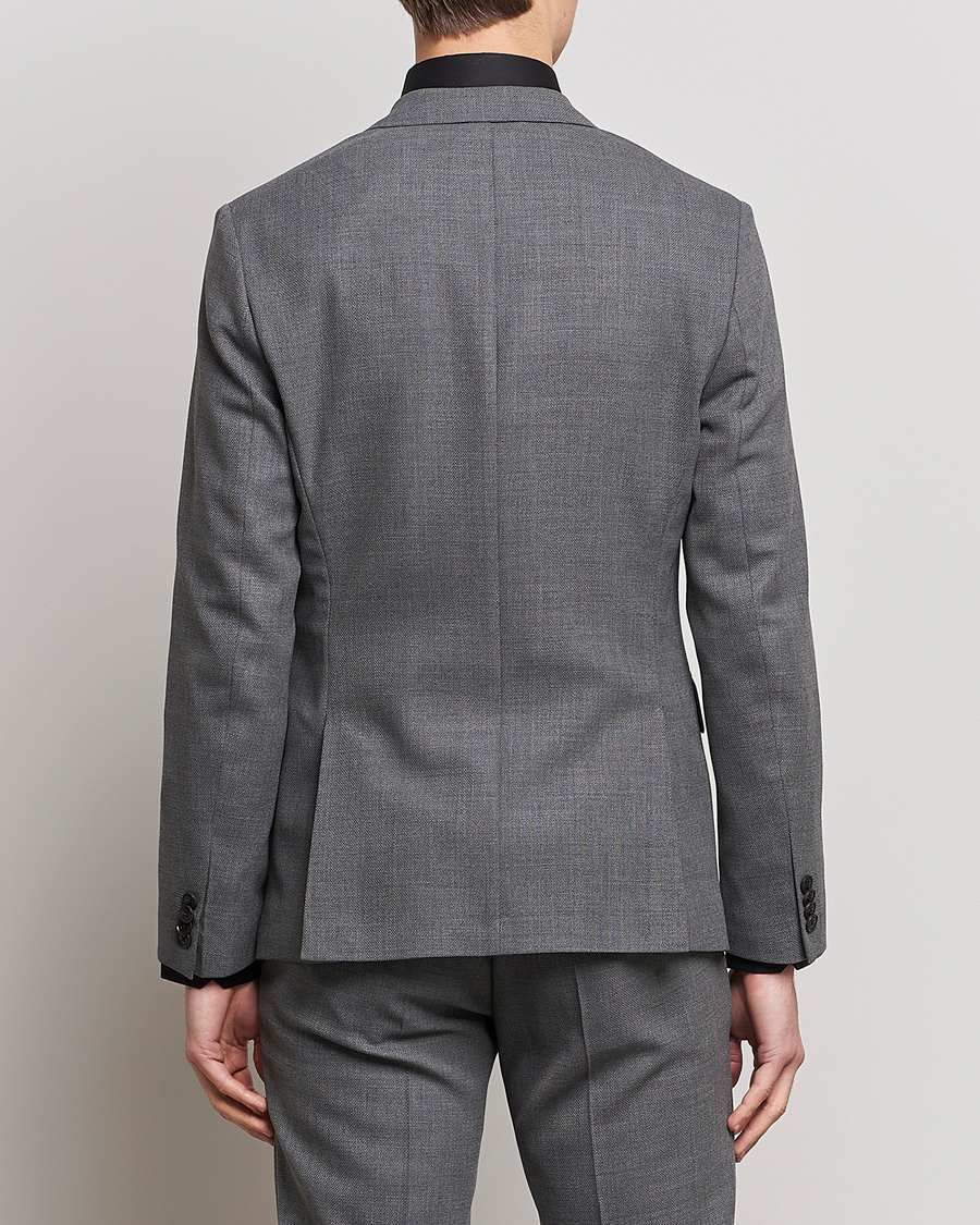 Herre | Blazere & jakker | J.Lindeberg | Hopper Active Hopsack Blazer Grey Melange