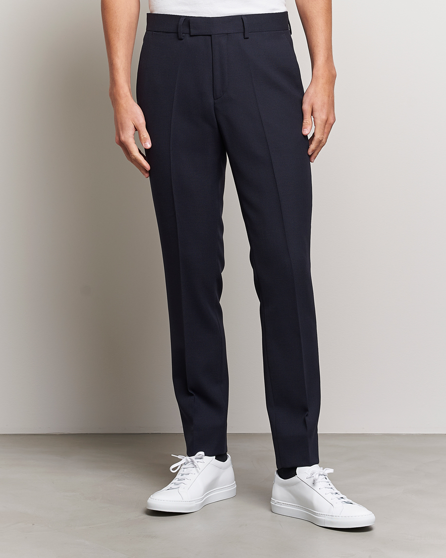 Herre | Jakkesæt | J.Lindeberg | Grant Active Hopsack Pants Navy