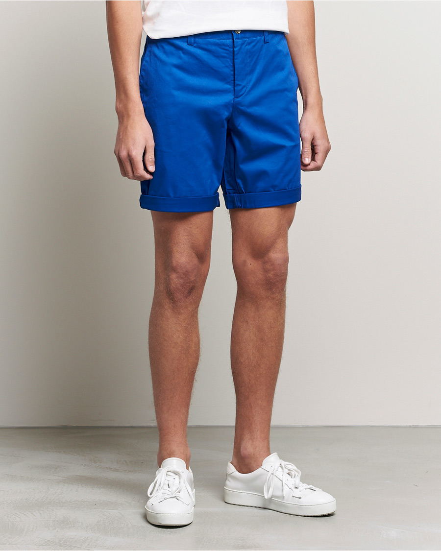 Herre | Shorts | J.Lindeberg | Nathan Super Satin Shorts Royal Blue