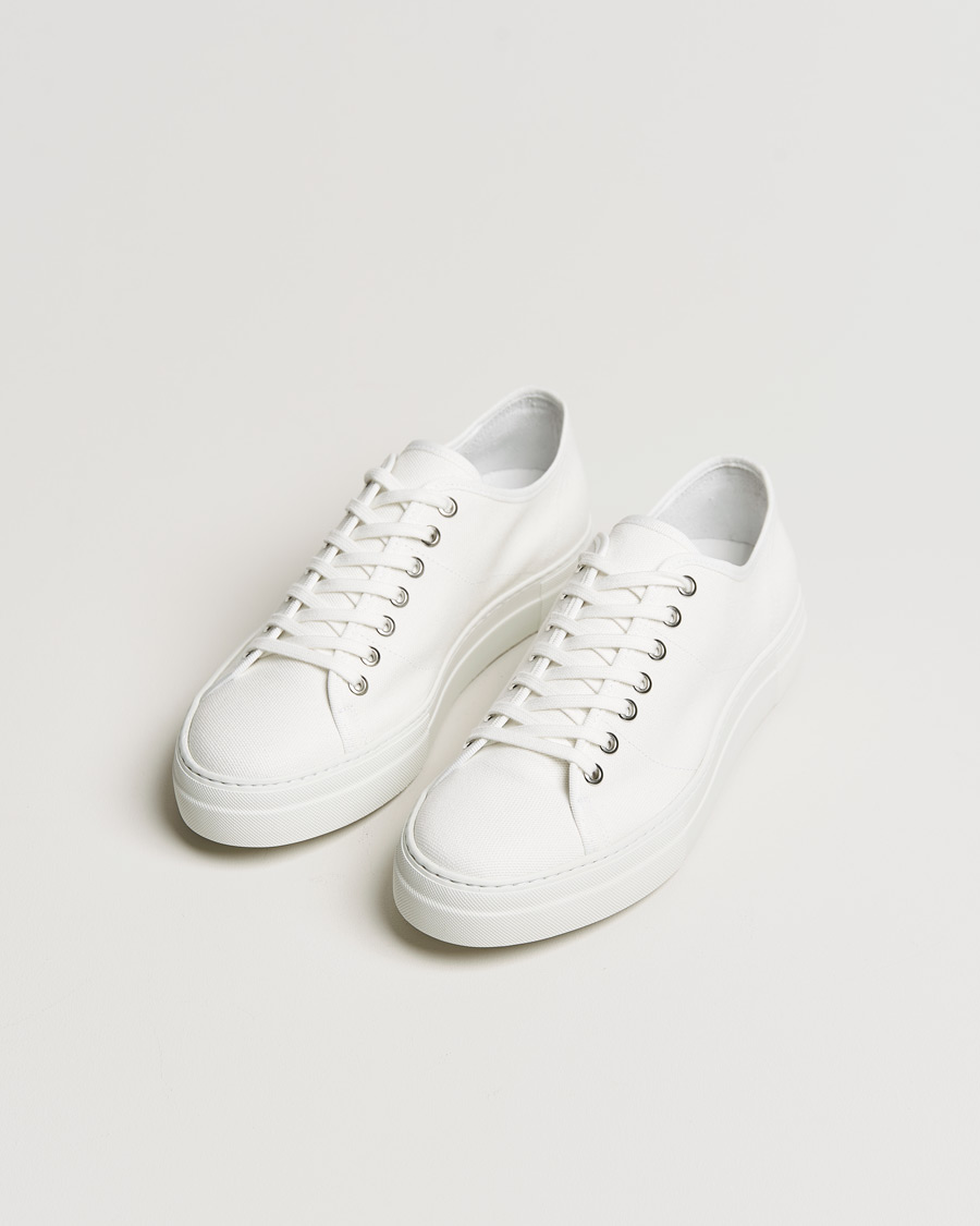 Herre | J.Lindeberg Art Signature Canvas Sneaker White | J.Lindeberg | Art Signature Canvas Sneaker White
