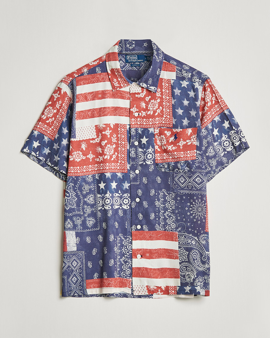Herre | Skjorter | Polo Ralph Lauren | Printed Short Sleeve Resort Collar Shirt Multi