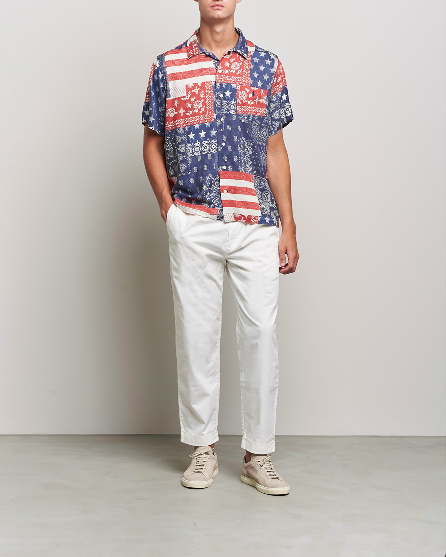 Herre | Kortærmede skjorter | Polo Ralph Lauren | Printed Short Sleeve Resort Collar Shirt Multi