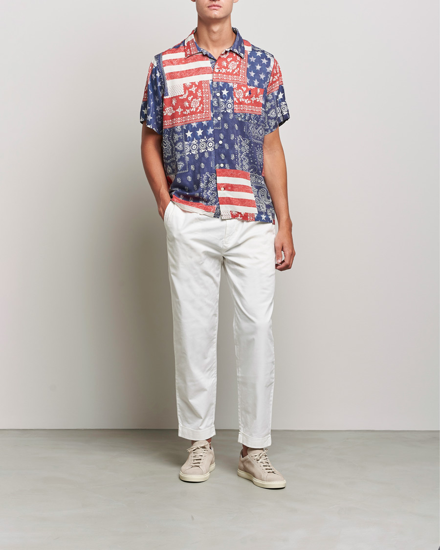 Herre | Skjorter | Polo Ralph Lauren | Printed Short Sleeve Resort Collar Shirt Multi