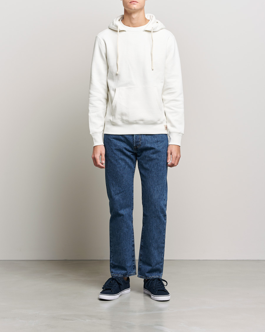 Herre | Trøjer | Polo Ralph Lauren | Vintage Fleece Hoodie Deckwash White