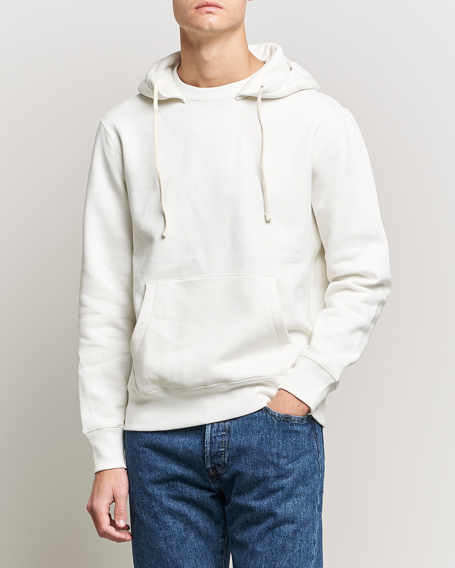 Herre | Trøjer | Polo Ralph Lauren | Vintage Fleece Hoodie Deckwash White