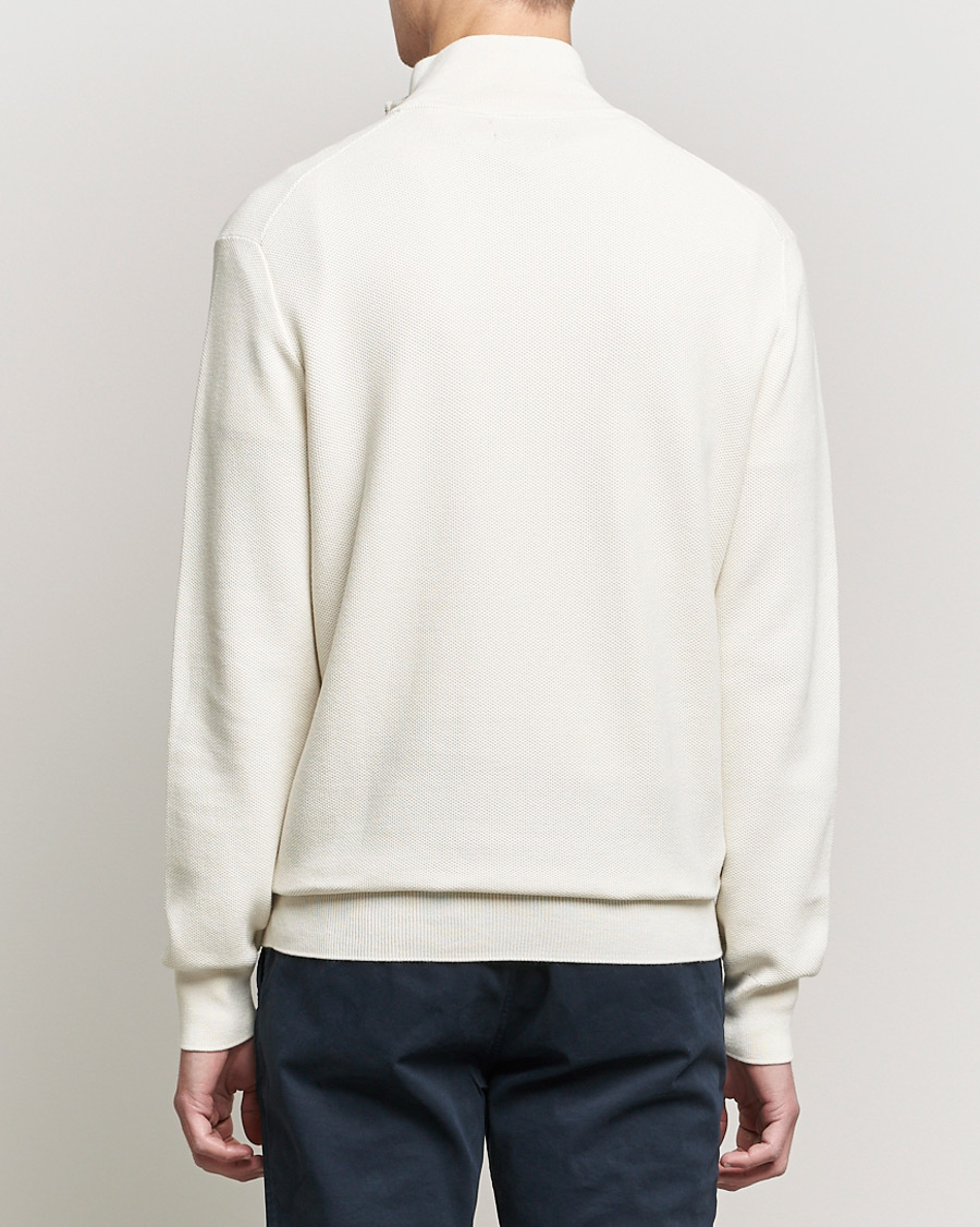 Herre | Trøjer | Polo Ralph Lauren | Textured Half-Zip Antique Creme