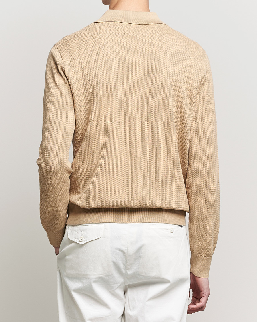 Herre | Trøjer | Polo Ralph Lauren | Textured Knitted Polo Vintage Khaki