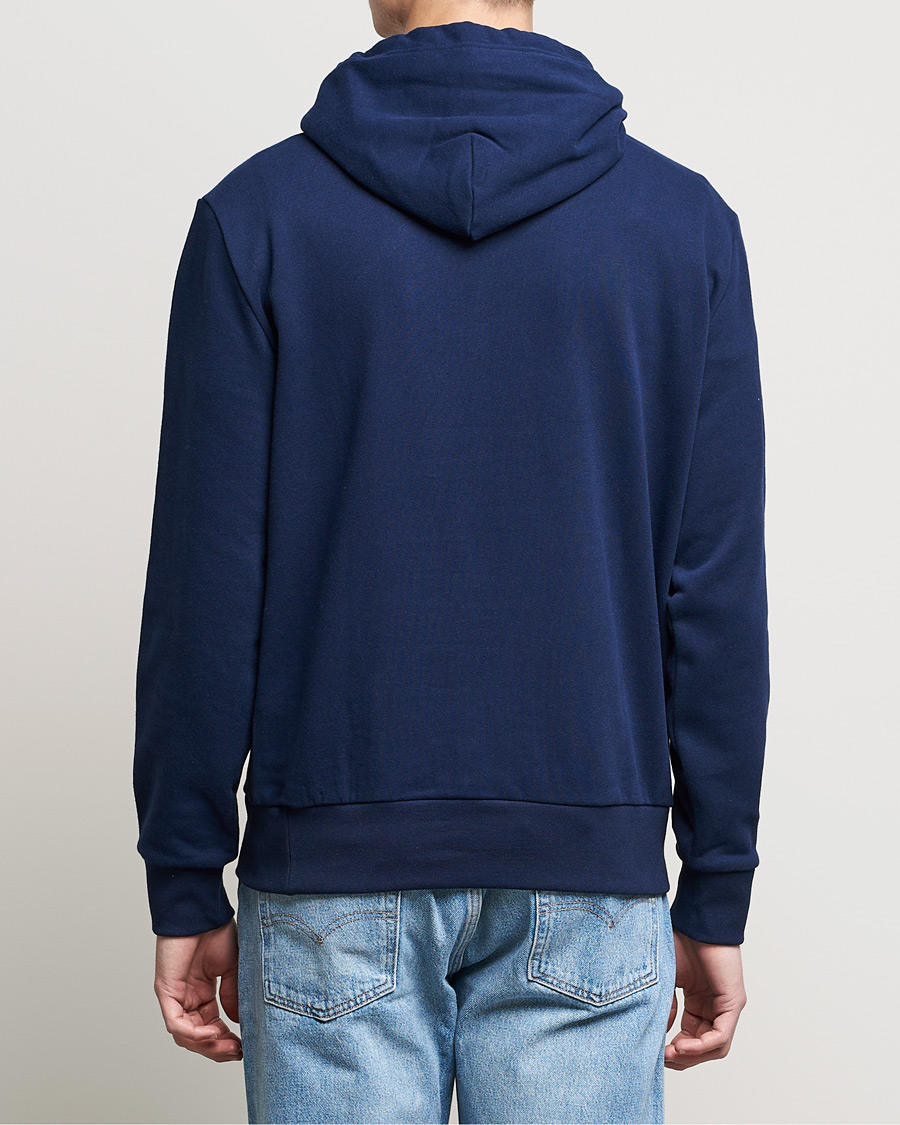 Herre | Trøjer | Polo Ralph Lauren | Fleece Retro Logo Hoodie Cruise Navy