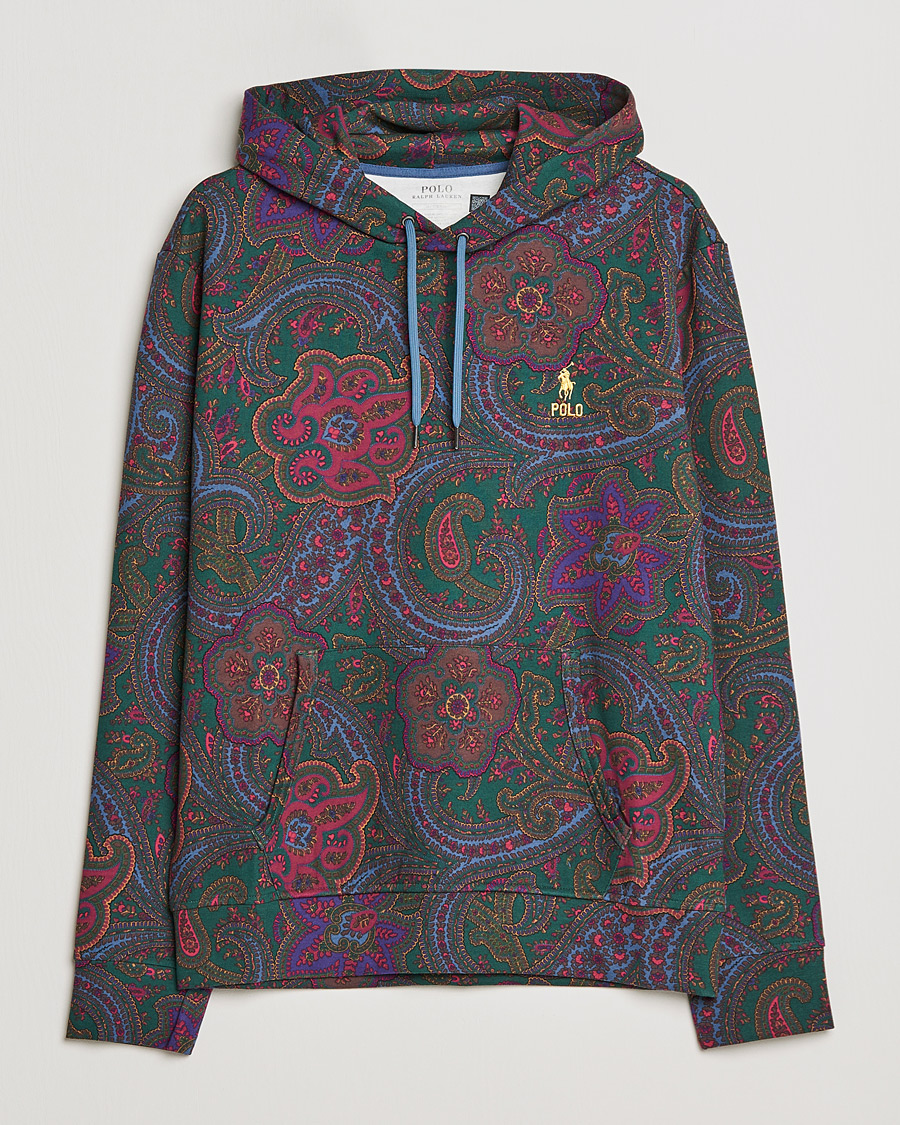 Herre | Trøjer | Polo Ralph Lauren | Double Knit Paisley Hoodie Multi