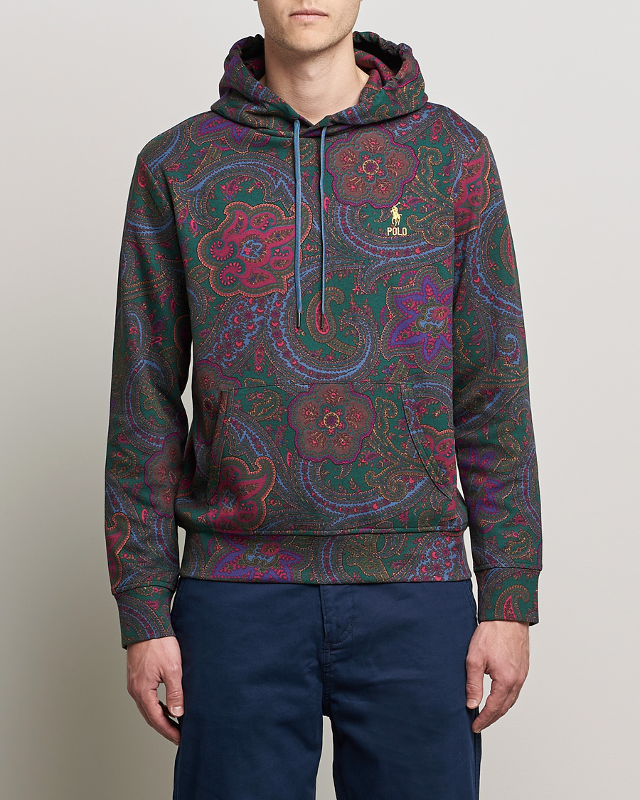 Herre | Trøjer | Polo Ralph Lauren | Double Knit Paisley Hoodie Multi