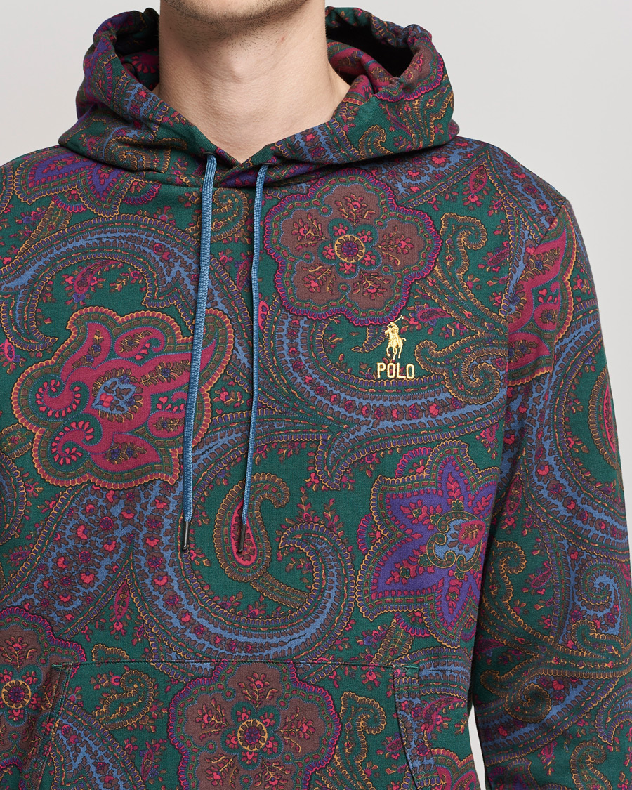 Herre | Trøjer | Polo Ralph Lauren | Double Knit Paisley Hoodie Multi