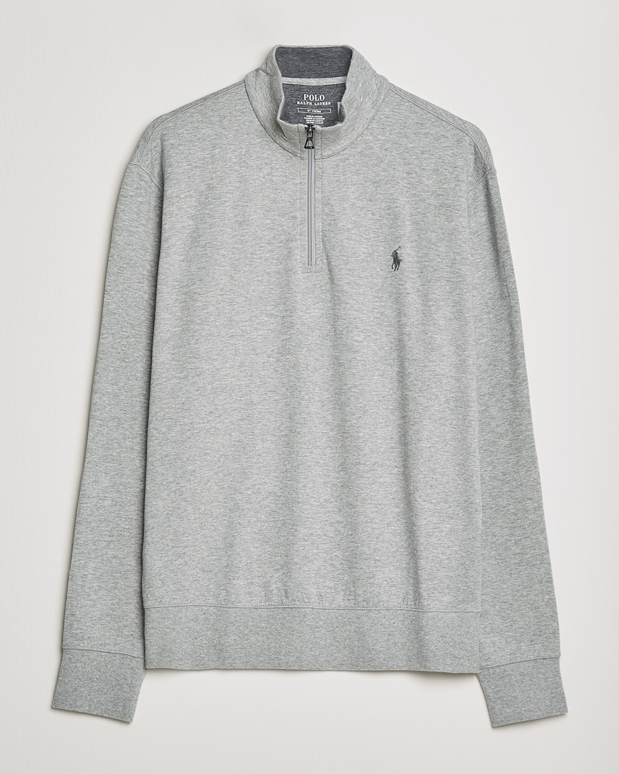 Herre | Trøjer | Polo Ralph Lauren | Tech Double Knit Half Zip Andover Heather