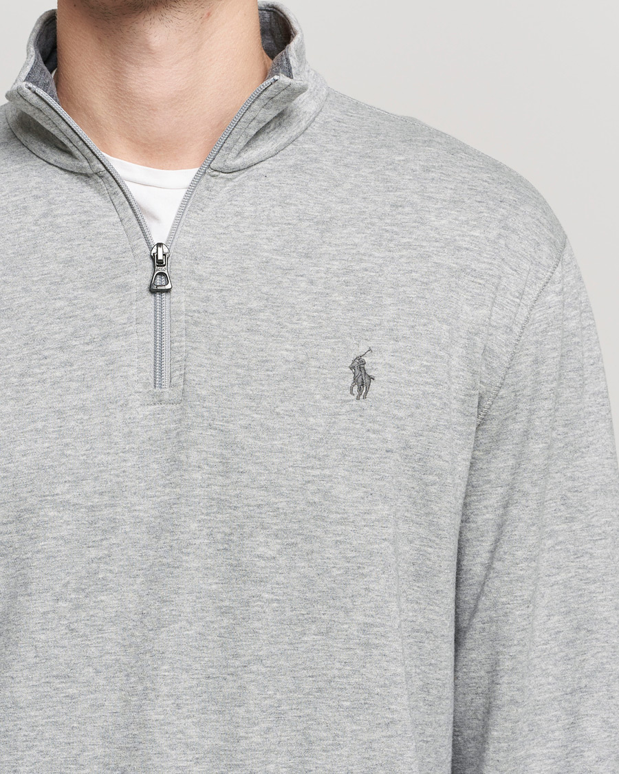 Herre | Trøjer | Polo Ralph Lauren | Tech Double Knit Half Zip Andover Heather