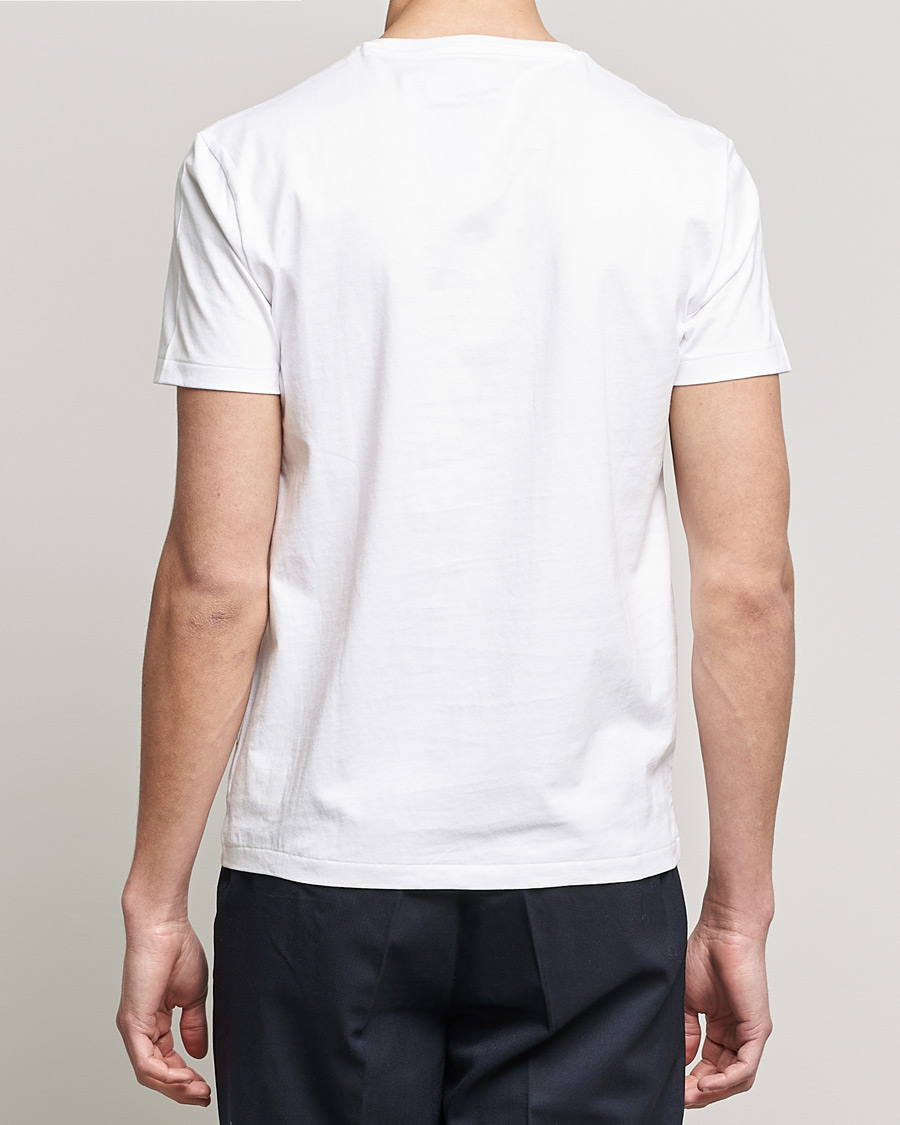 Herre | T-Shirts | Polo Ralph Lauren | Chest Crew Neck Tee White