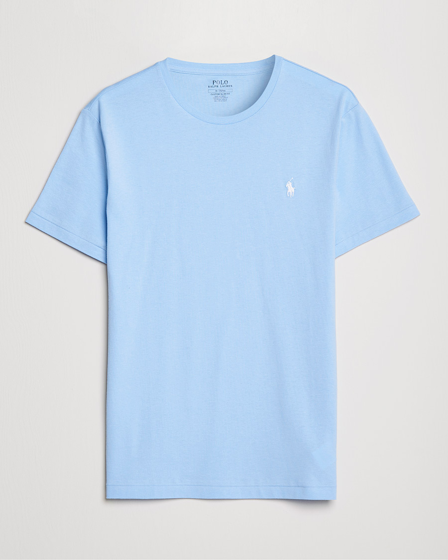 Herre | T-Shirts | Polo Ralph Lauren | Crew Neck Tee Elite Blue