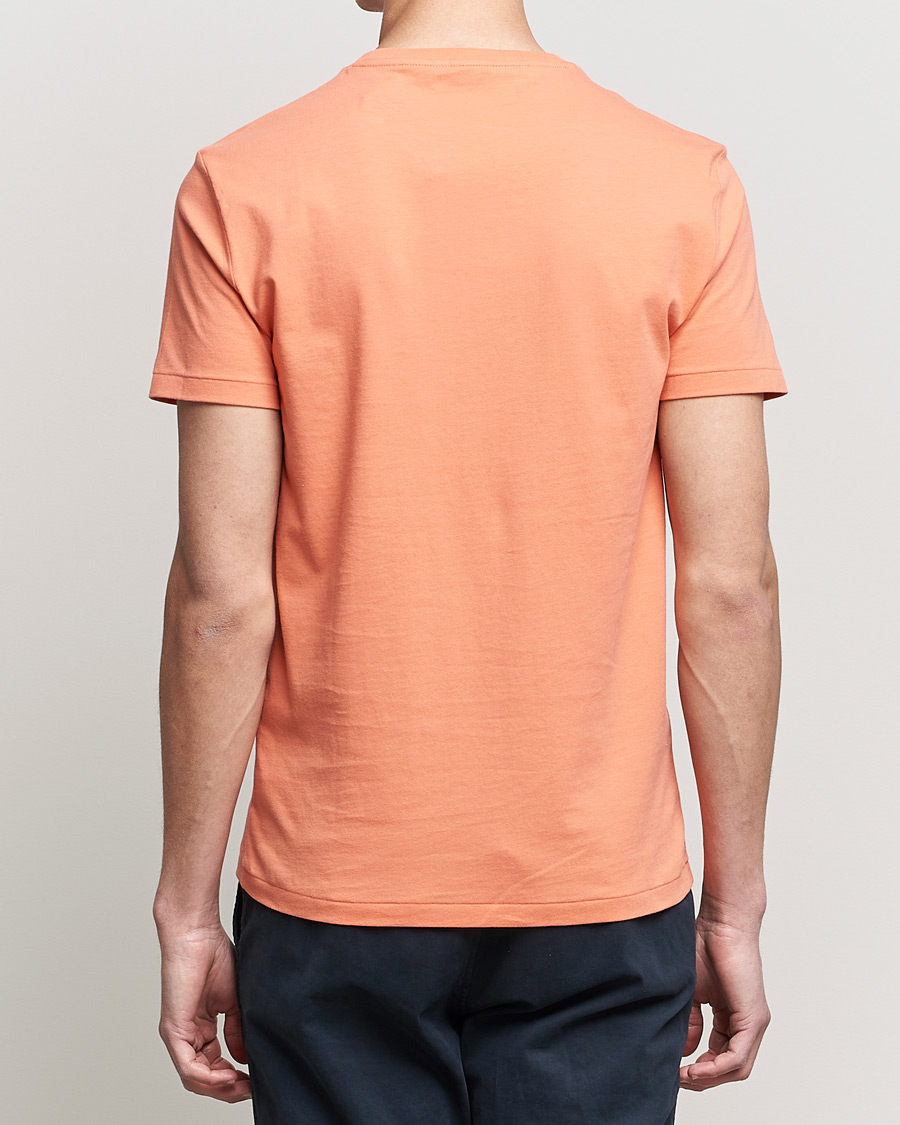 Herre | T-Shirts | Polo Ralph Lauren | Crew Neck Tee Deep Mango