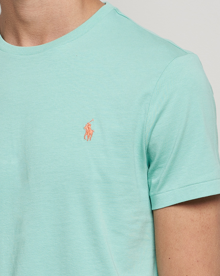 Herre | T-Shirts | Polo Ralph Lauren | Crew Neck Tee Celadon Green