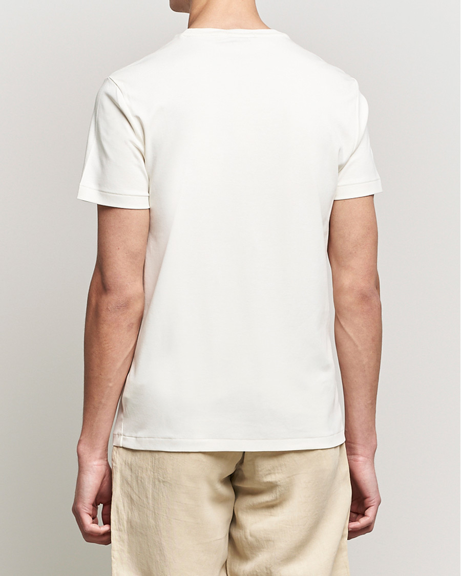 Herre | T-Shirts | Polo Ralph Lauren | Luxury Pima Cotton Crew Neck T-Shirt Clubhouse Cream