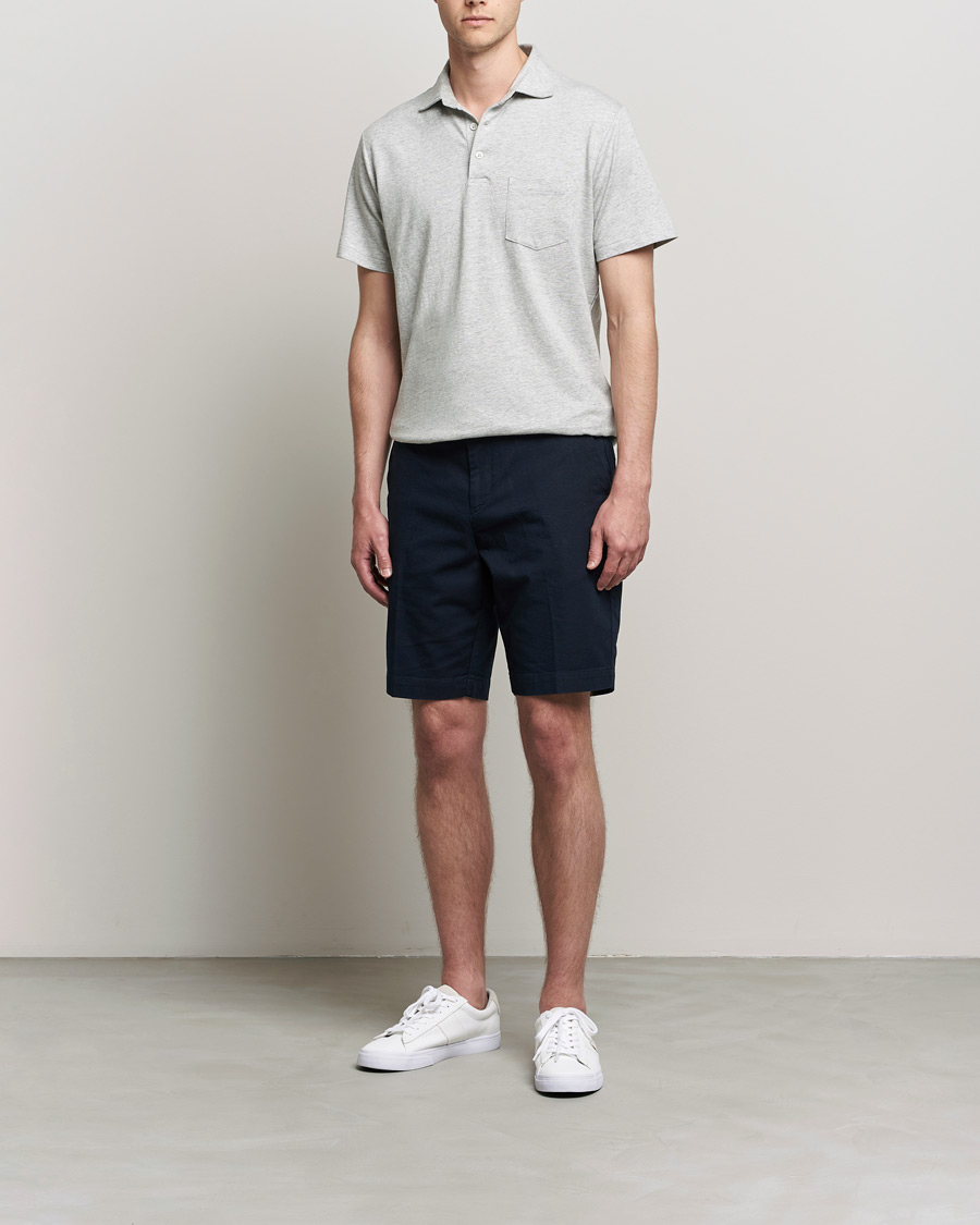 Herre | Polotrøjer | Polo Ralph Lauren | Custom Slim Fit Cotton/Linen Polo Andover Heather