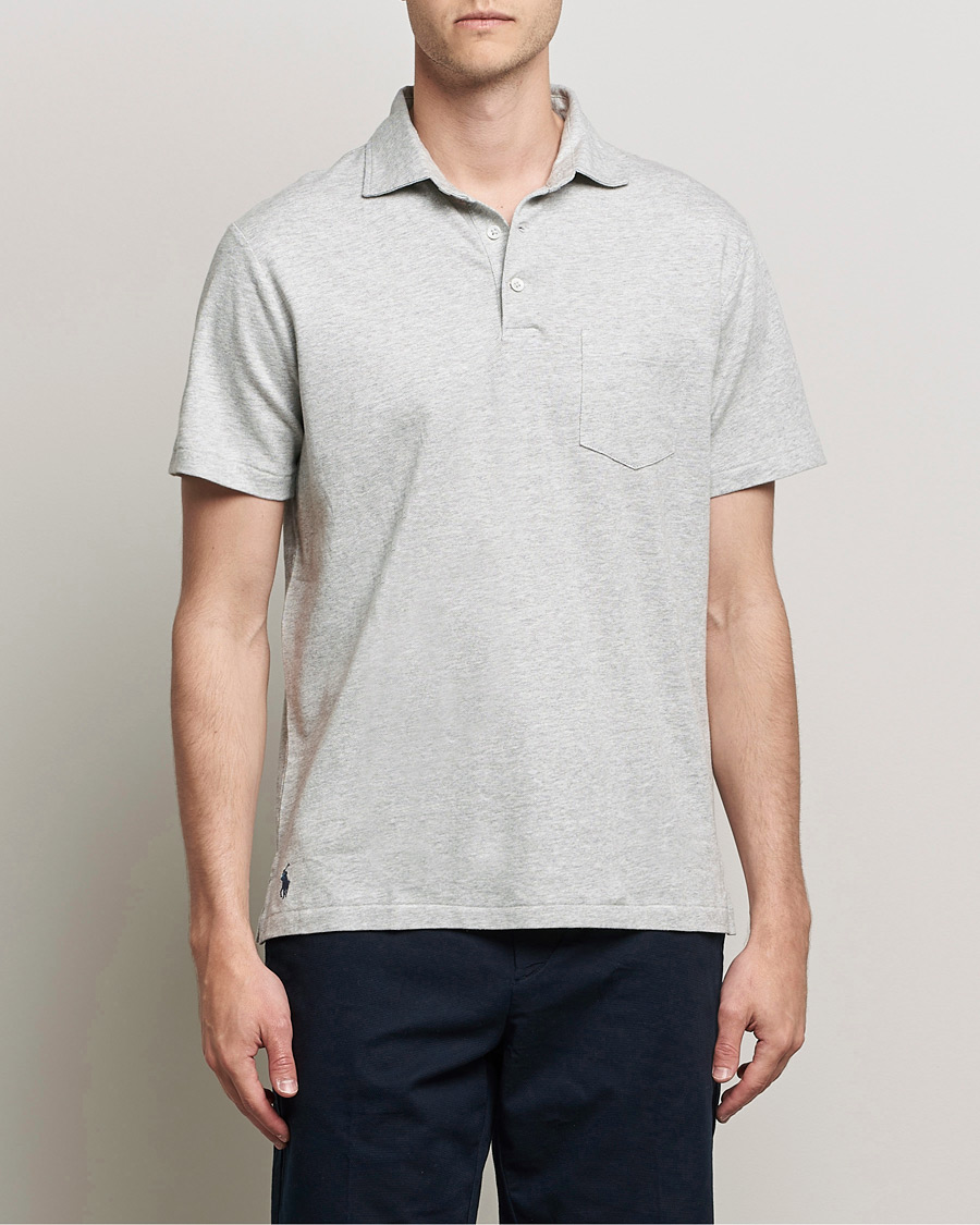 Herre | Polotrøjer | Polo Ralph Lauren | Custom Slim Fit Cotton/Linen Polo Andover Heather