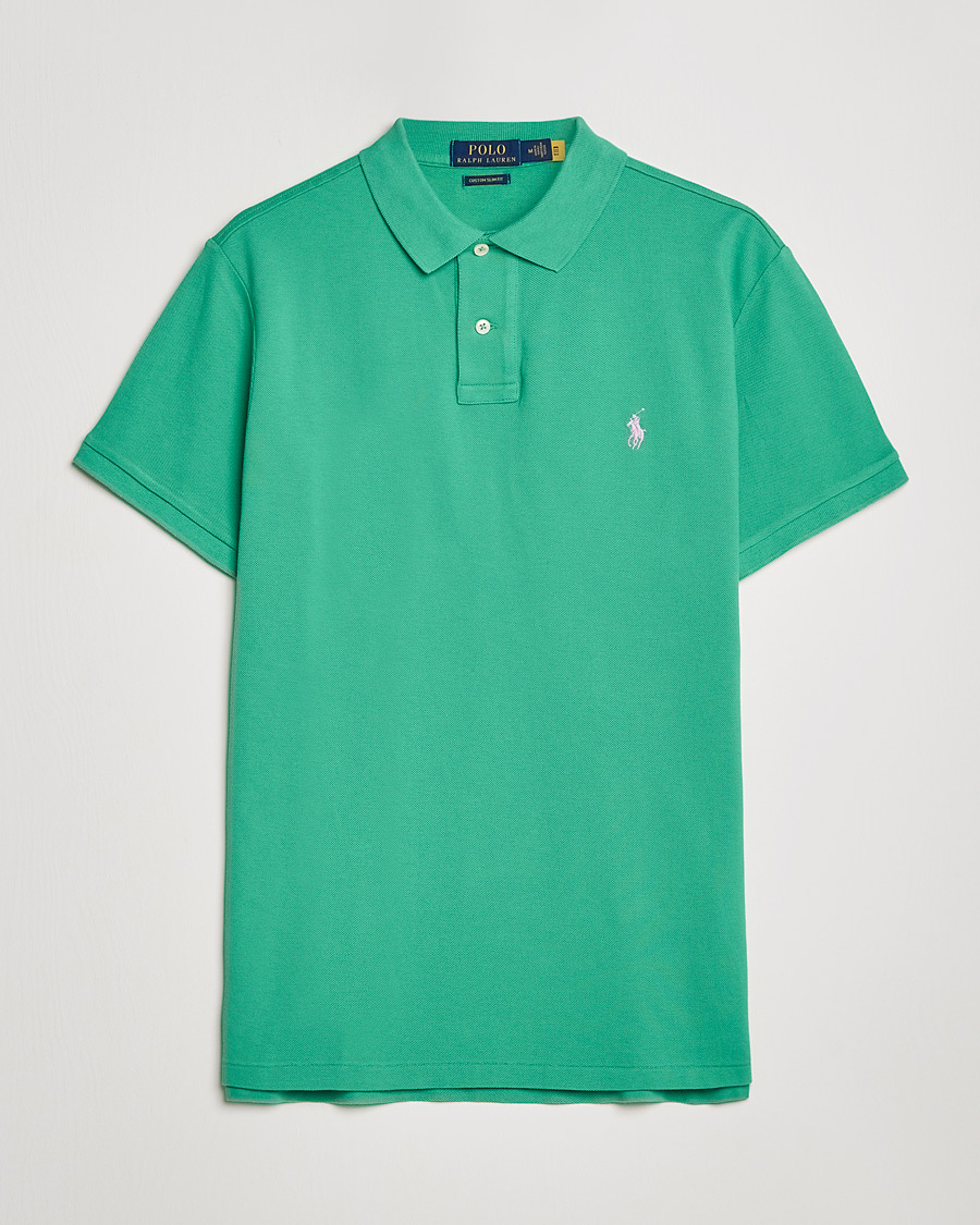 Herre | Polotrøjer | Polo Ralph Lauren | Custom Slim Fit Polo Raft Green