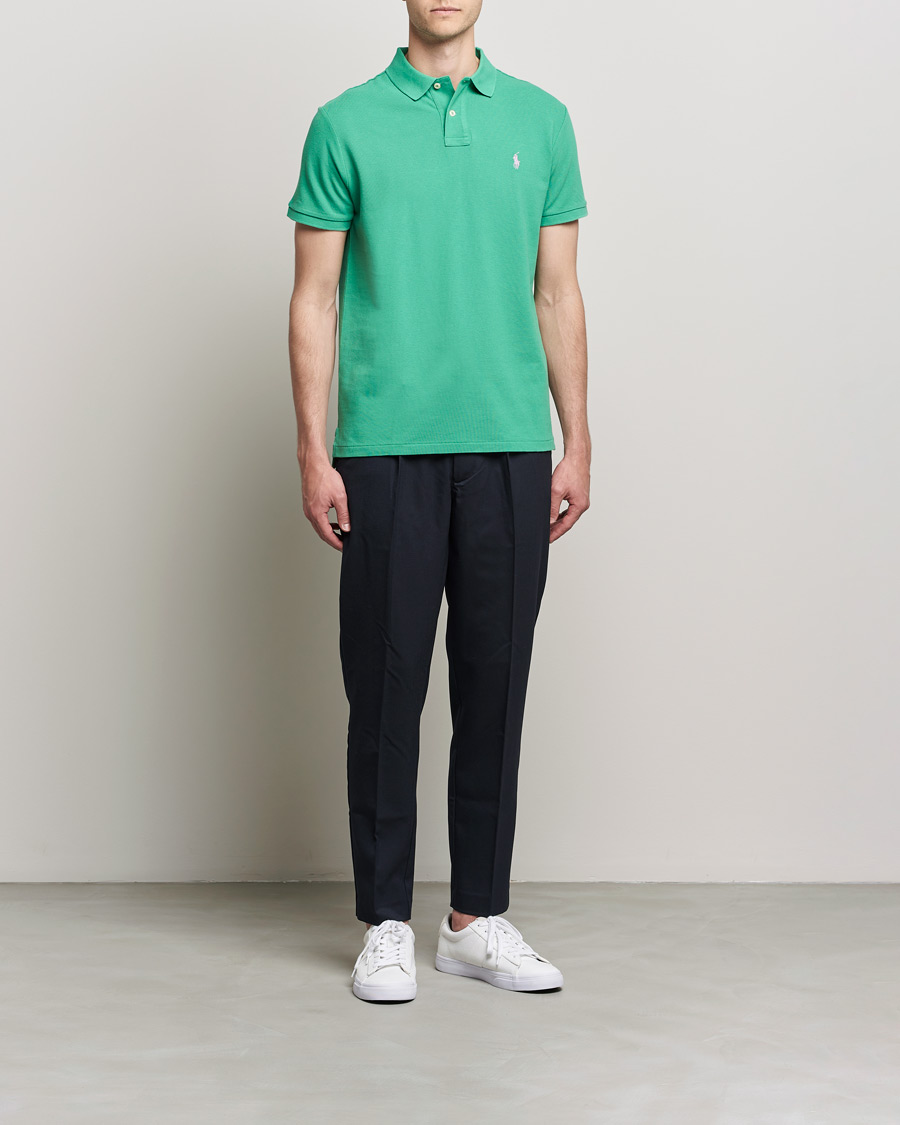 Herre | Polotrøjer | Polo Ralph Lauren | Custom Slim Fit Polo Raft Green