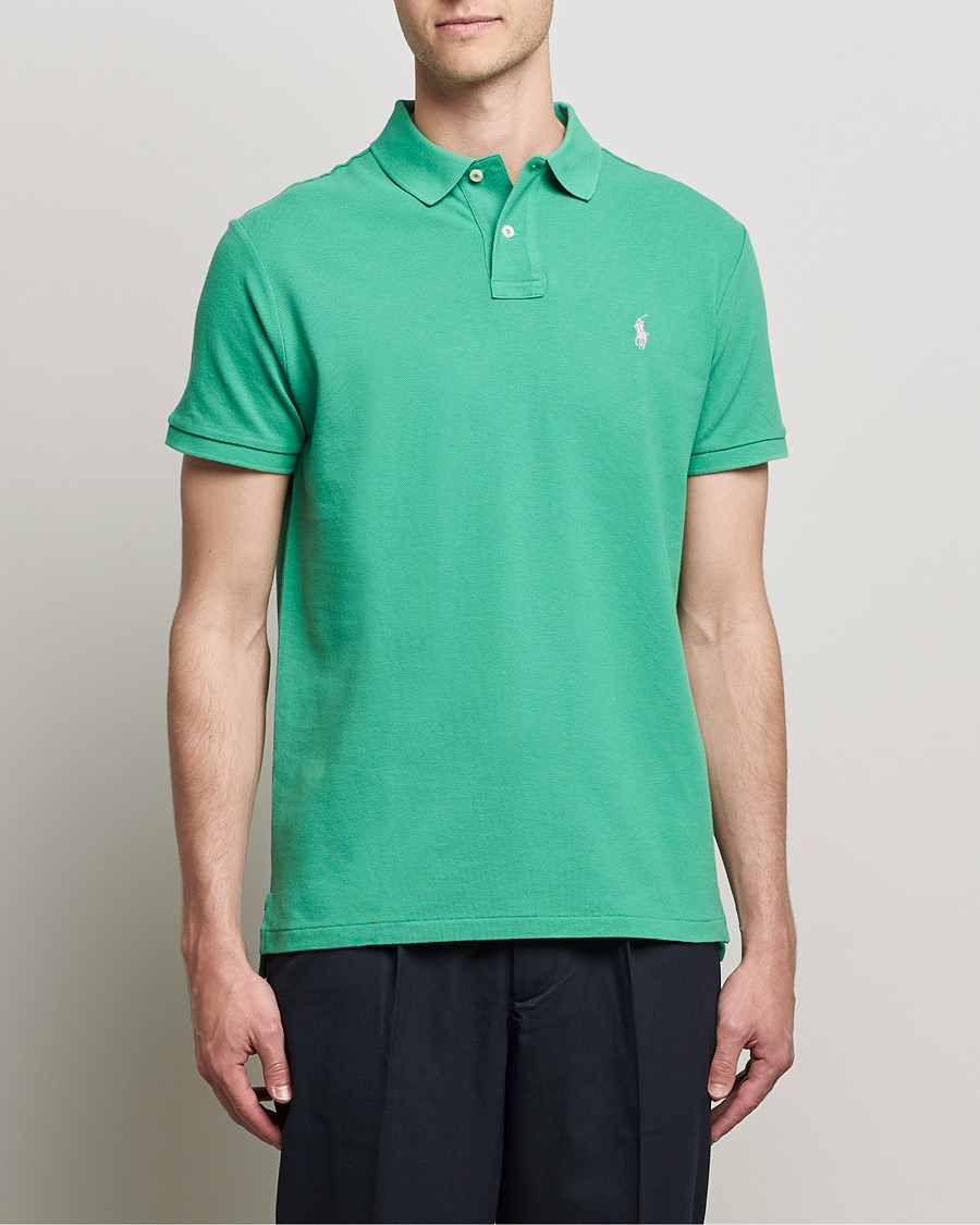 Herre | Polotrøjer | Polo Ralph Lauren | Custom Slim Fit Polo Raft Green
